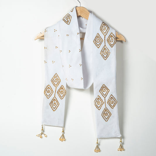 Hand Embellished Dupatta for Festive & Occasion Wear | CD-WRD6