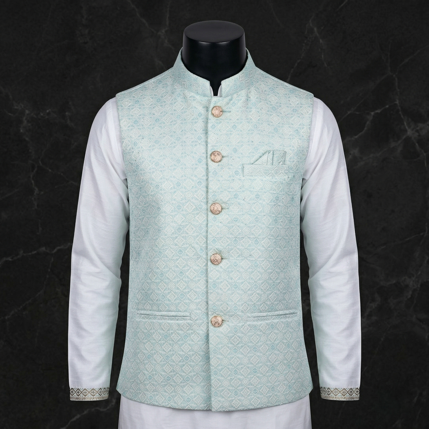Punjabi Waistcoat for Elegant Traditional Style| CD-PGT11