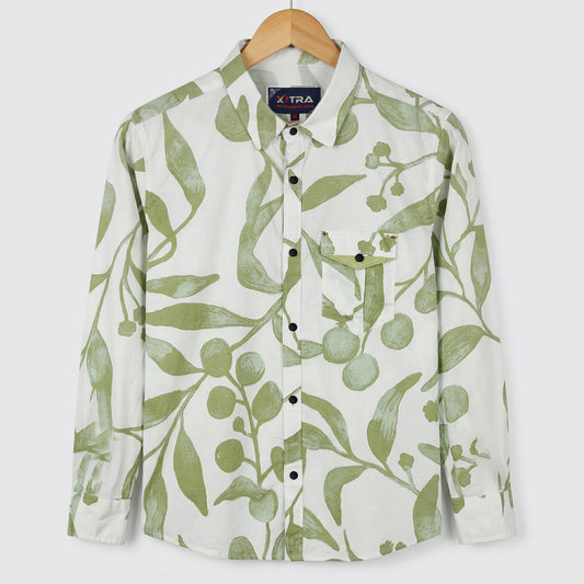 Classic Nature Inspired Printed Casual Shirt for | CD-FWS88