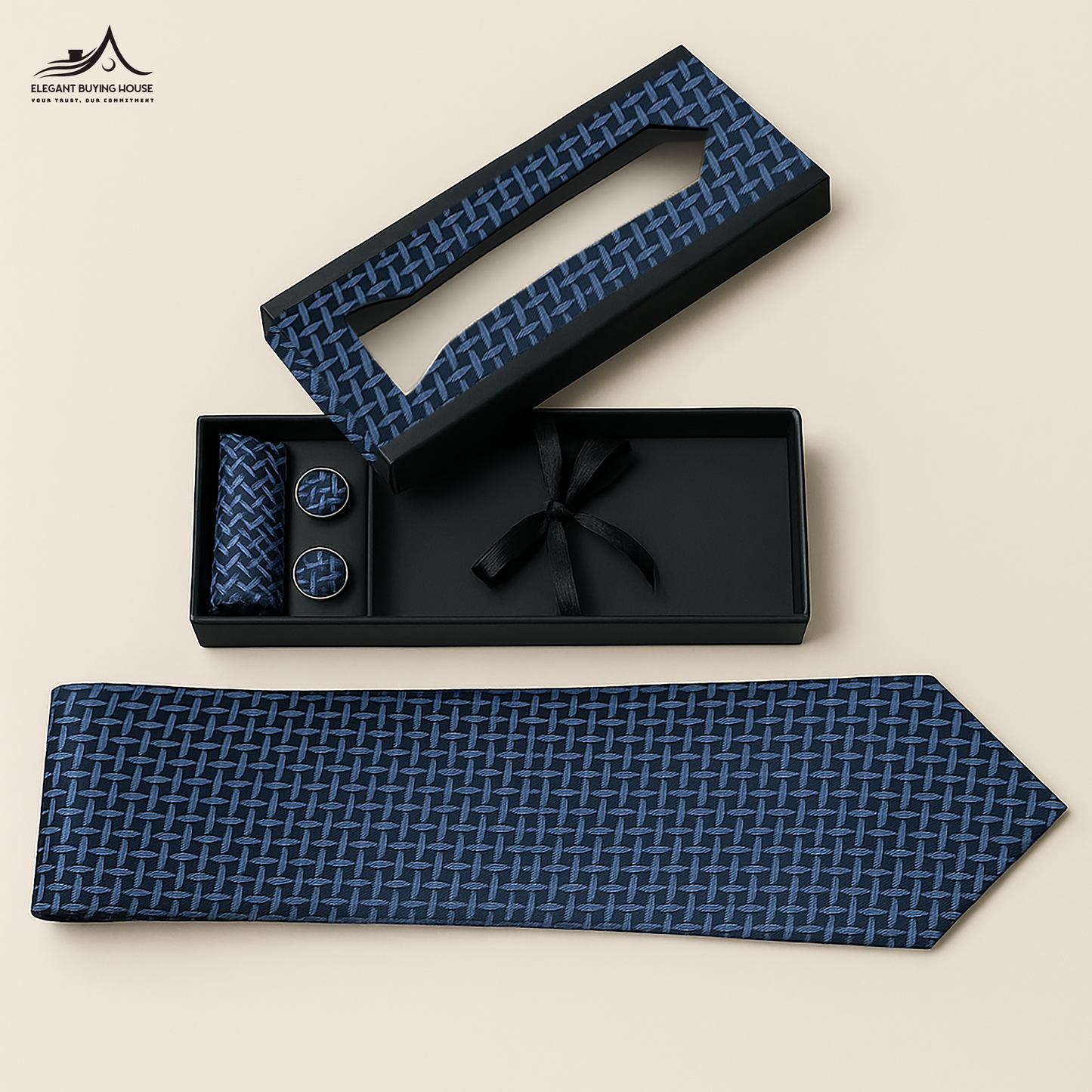 Luxury Tie & Cufflink Gift Set – Premium 21 Designs for Every Occasion| CD-T1
