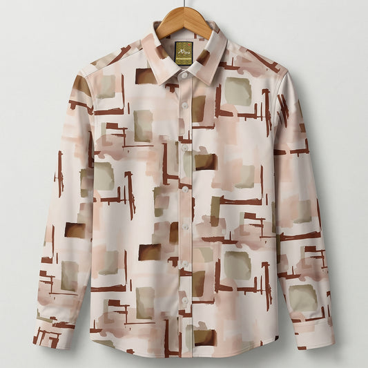 Classic Abstract Pattern Casual Shirt | CD-FWS68