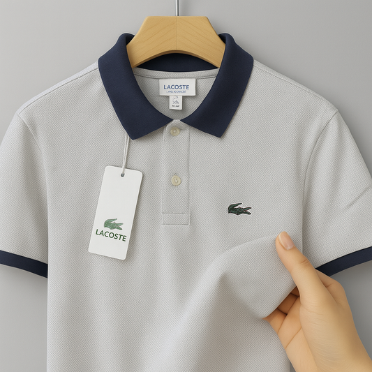 Timeless Contrast-Collar Premium Polo – Trio of Elegance| CD-MPP12