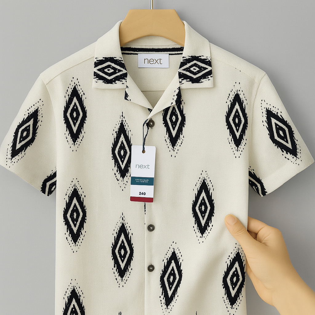 Desert Nomad – Ikat-Inspired Minimalist Shirt| CD-HSC26