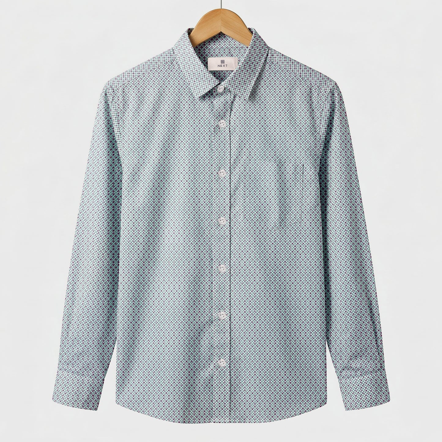 Classic Refined Micro Print Casual Shirt | CD-FWS46