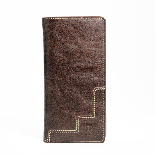 Elegant Long Wallet with Secure Snap Design | CD-MW25