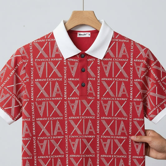 Classic All-Over Print Polo Shirt – Everyday Smart Casual Wear | CD- PS1