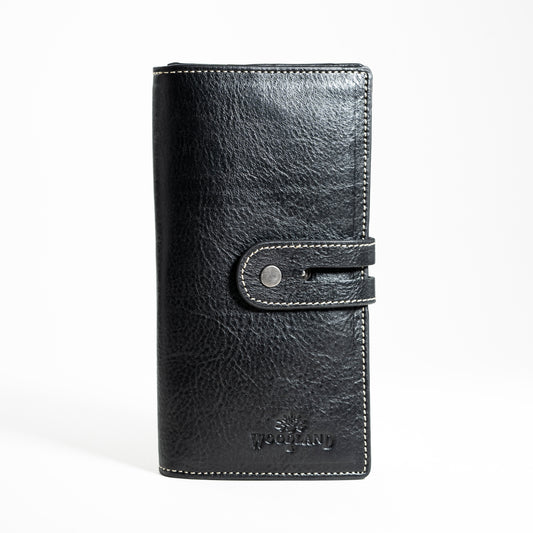 Multi-Slot Long Wallet with Secure Strap Closure | CD-MW6