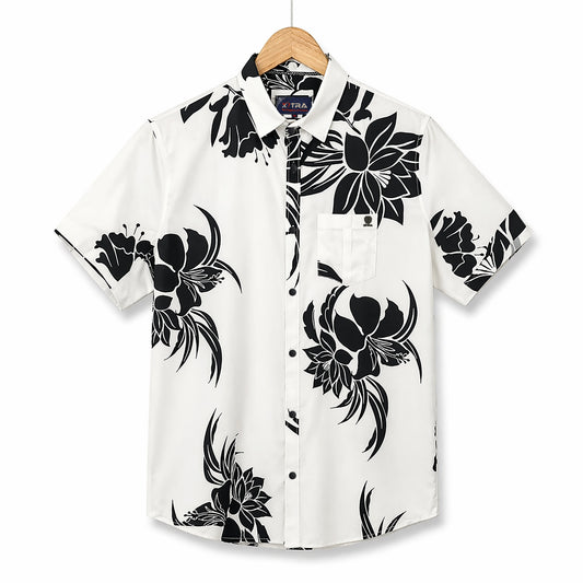 Bold Floral Print Half Sleeve Casual Shirt | CD-PSH5