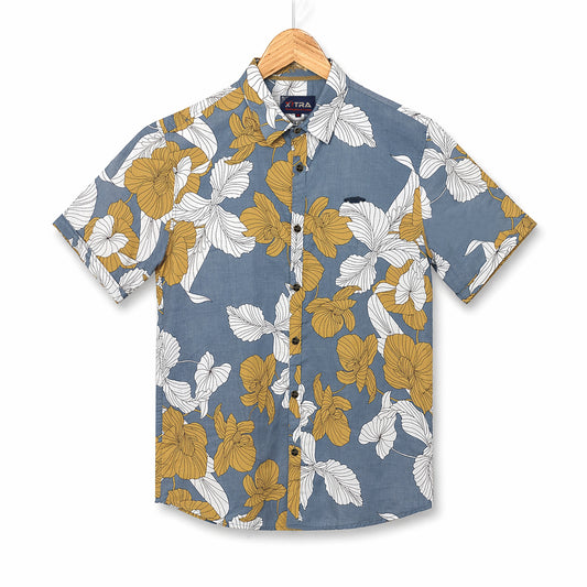 Stylish Floral Breeze Half Sleeve Casual Shirt | CD-PSH7