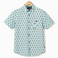 Minimal Floral Pattern Half Sleeve Casual Shirt | CD-PSH12