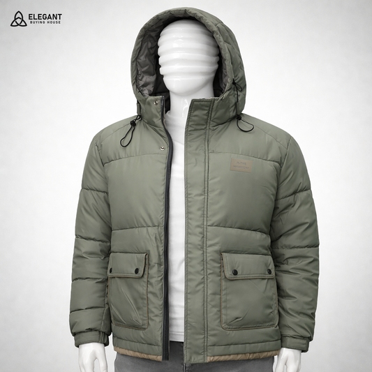 Men’s Premium Hooded Puffer Jacket – Warm, Lightweight & Winter Ready | Code-SWP105