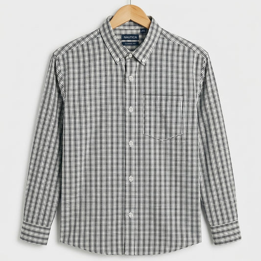 Classic Check Pattern Smart Semi-Casual Shirt | CD-FWS38