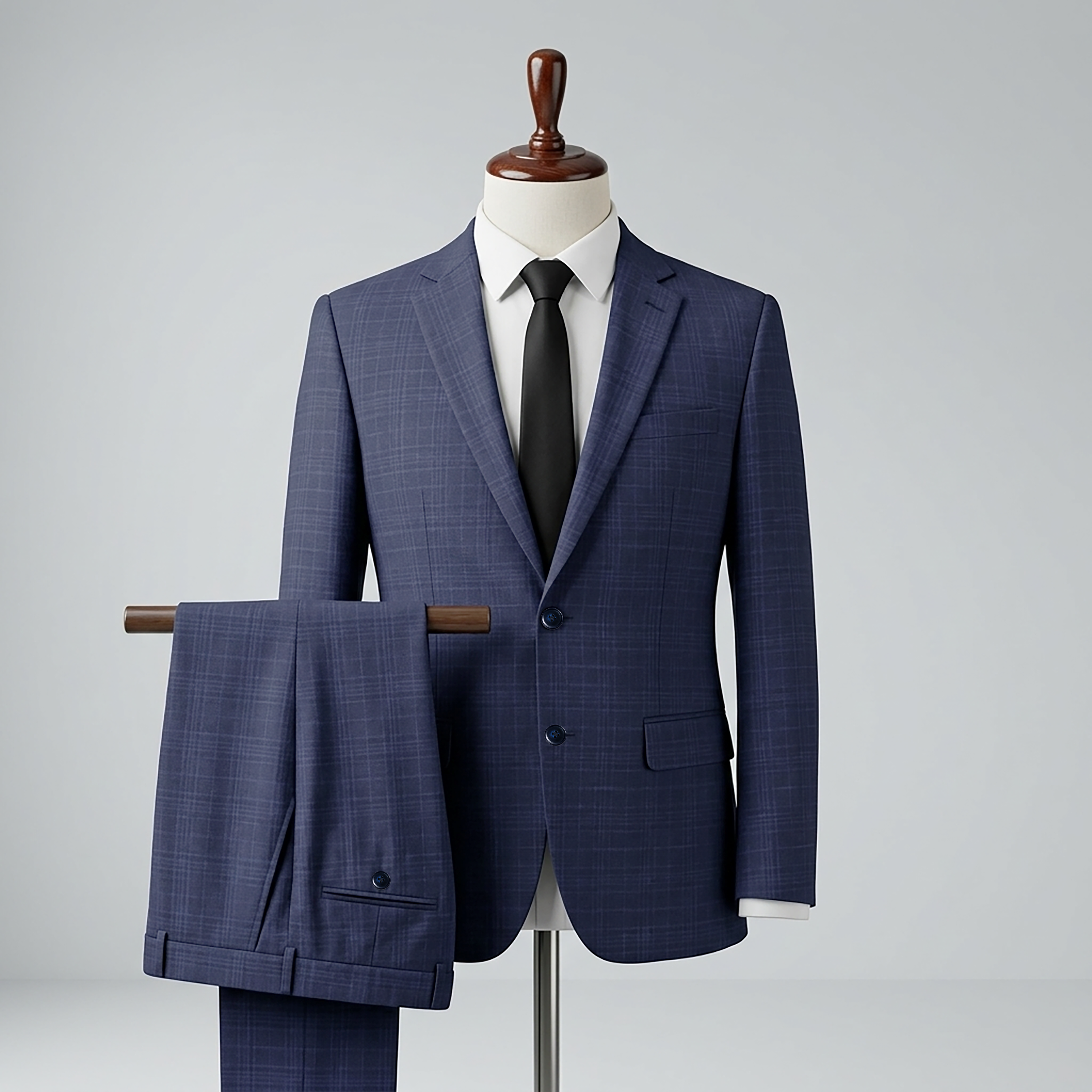 Stylish Check Blazer Set for Modern Formal Look | CD-FB13