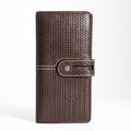 Smart Organizer Long Wallet with Secure Strap Closure | CD-MW23
