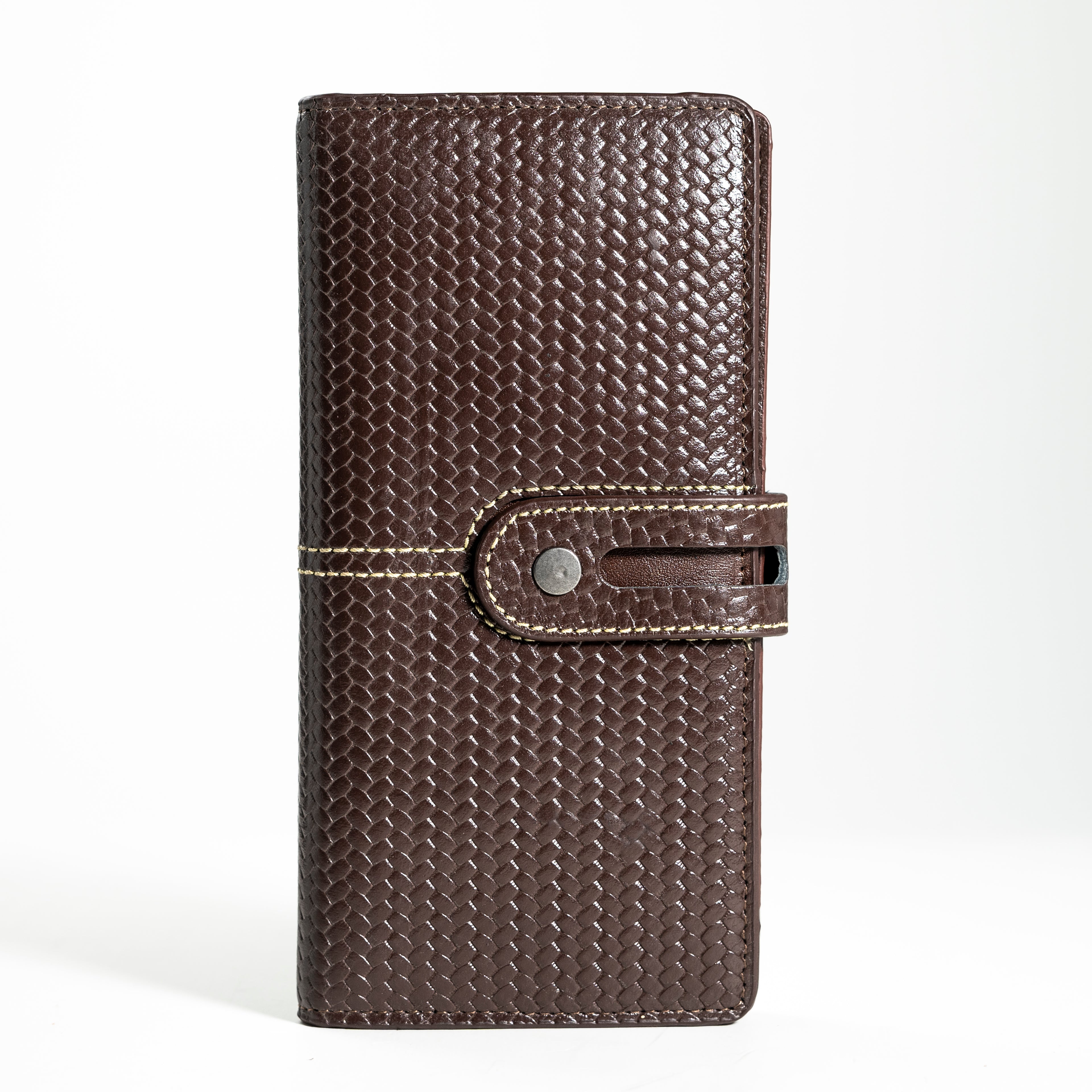 Smart Organizer Long Wallet with Secure Strap Closure | CD-MW23