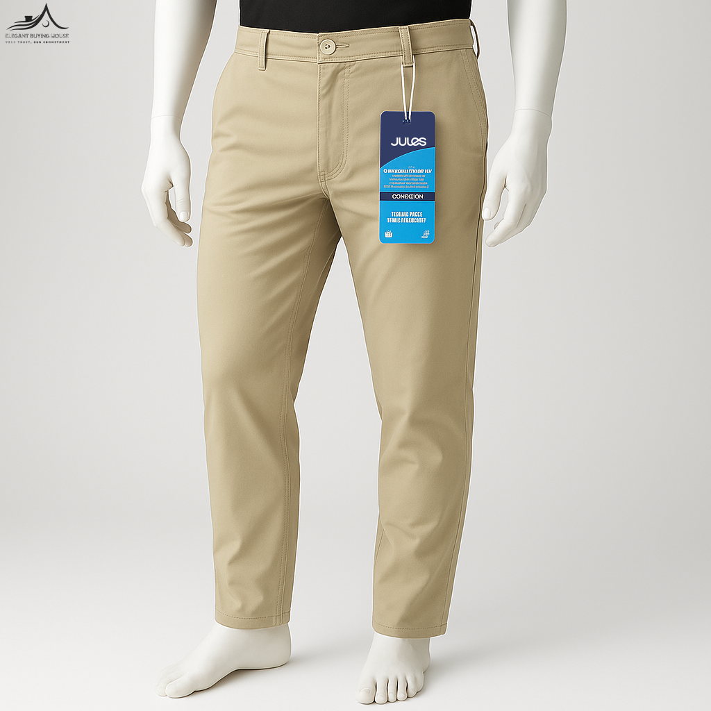 Men’s Premium Slim-Fit Chinos – 3 Classic Colors | Everyday Comfort & Smart Style| CD-PM4