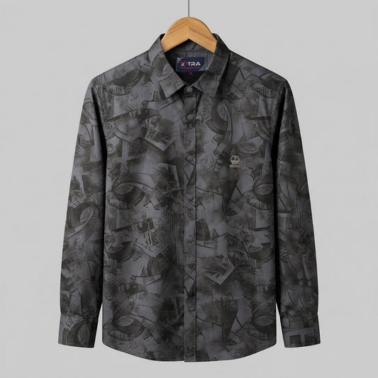 Classic Abstract Graphic Casual Shirt  | CD-FWS76
