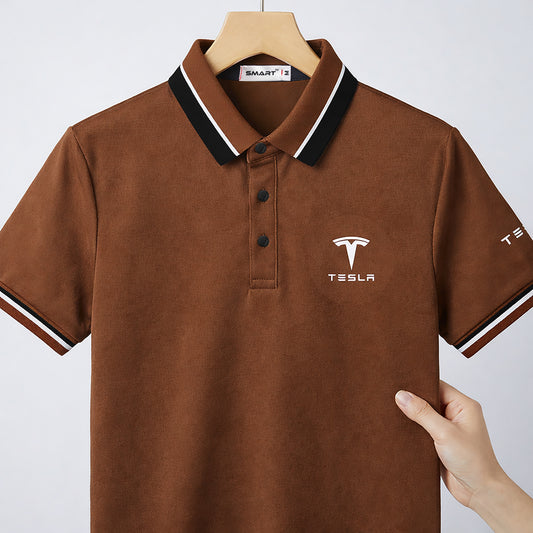 Classic Contrast Collar Polo Shirt for Effortless Smart Style | CD- PS12