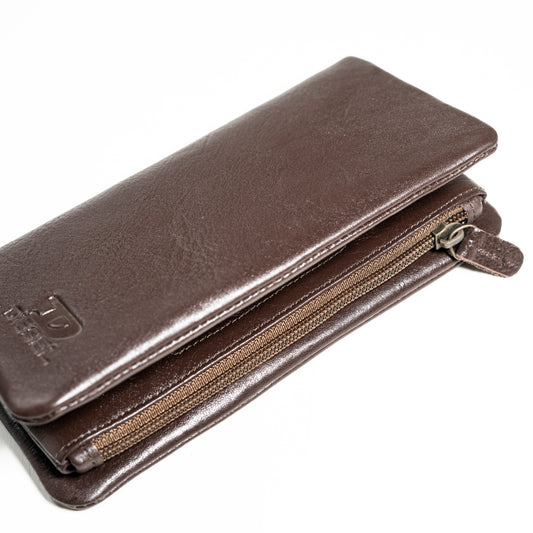 Classic Long Organizer Wallet with Secure Zip Pocket | CD-MW17