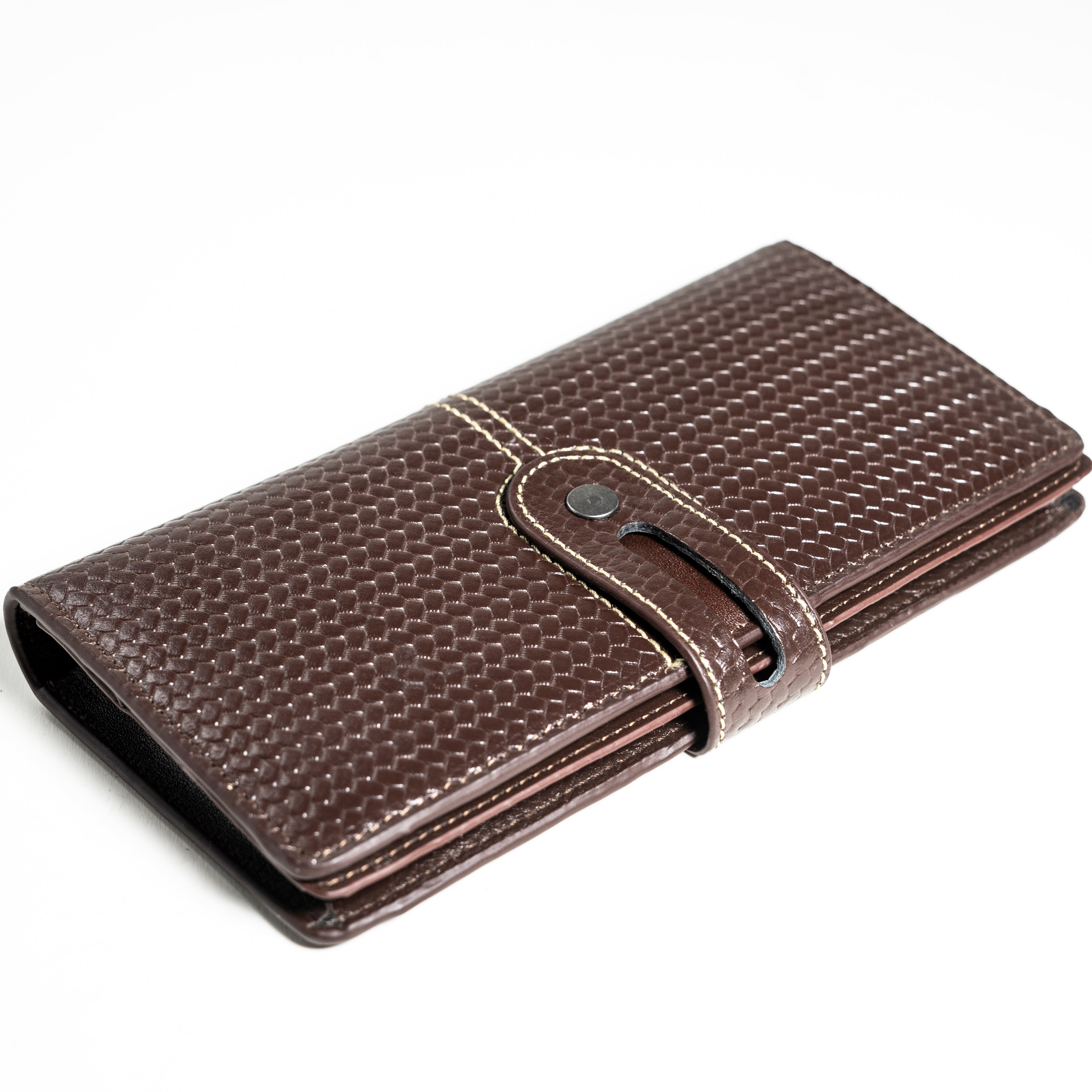 Smart Organizer Long Wallet with Secure Strap Closure | CD-MW23