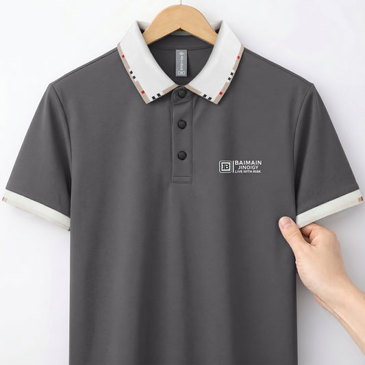 Classic Contrast Collar Polo – Smart Fit Everyday Essential| CD- PS2