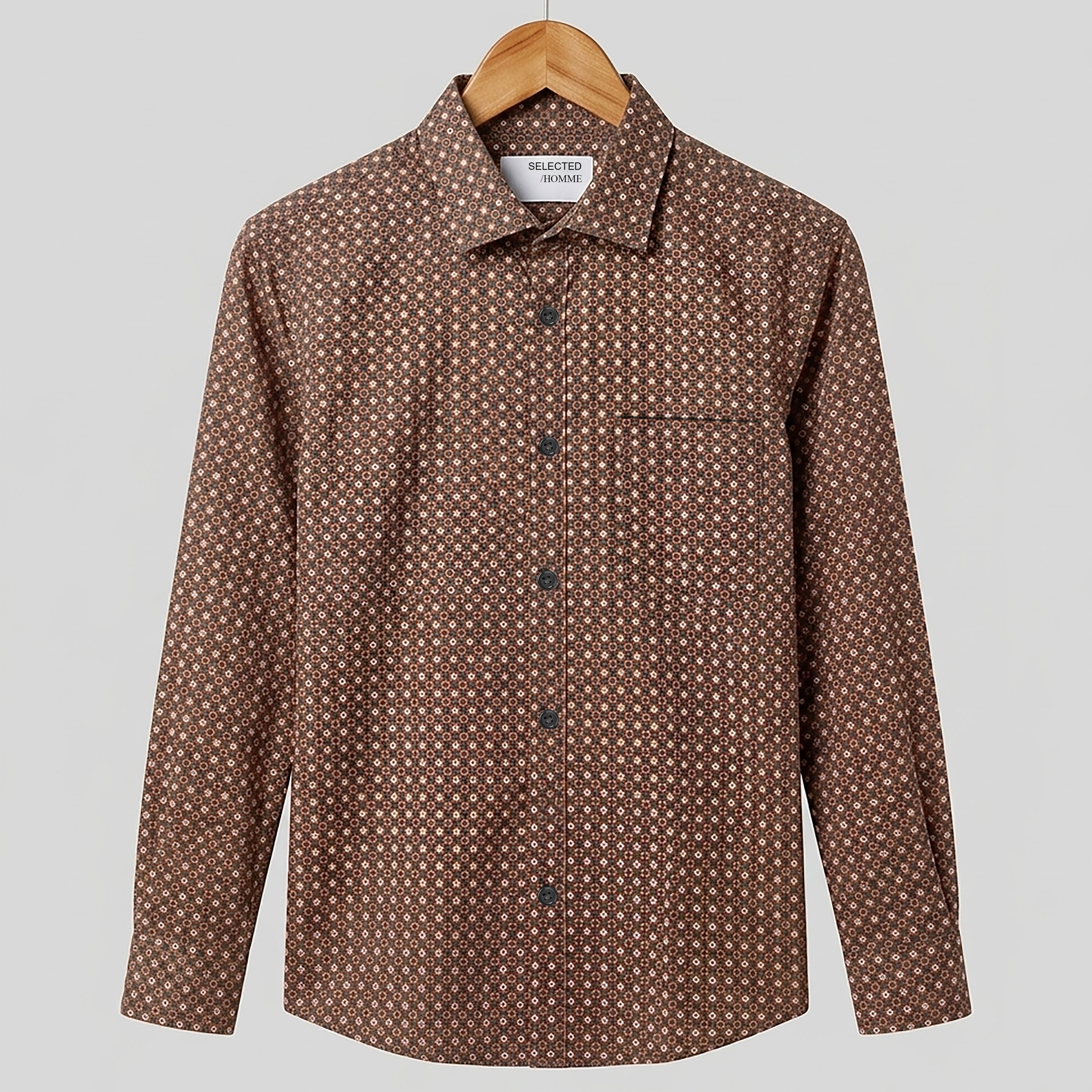 Classic Refined Pattern Everyday Casual Shirt  | CD-FWS51