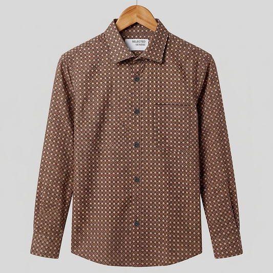 Classic Refined Pattern Everyday Casual Shirt  | CD-FWS51
