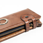Secure Multi-Compartment Long Wallet with Snap Closure | CD-MW4