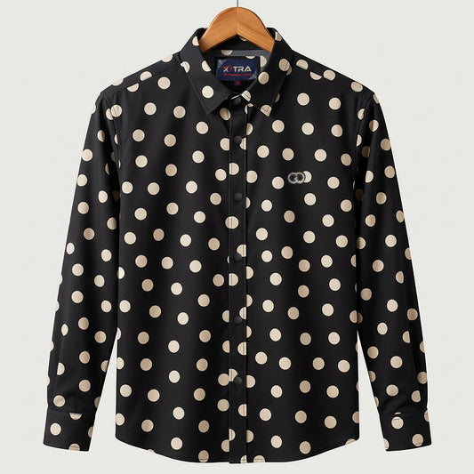 Classic Modern Polka Dot Casual Shirt  | CD-FWS80