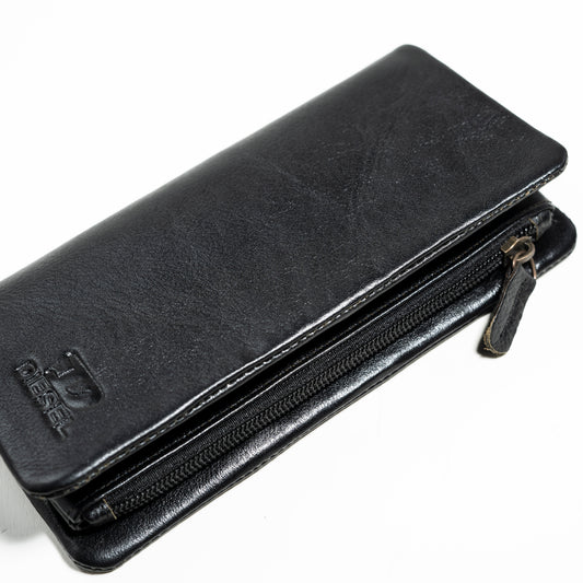 Elegant Long Wallet with Smart Storage & Zip Compartment | CD-MW18