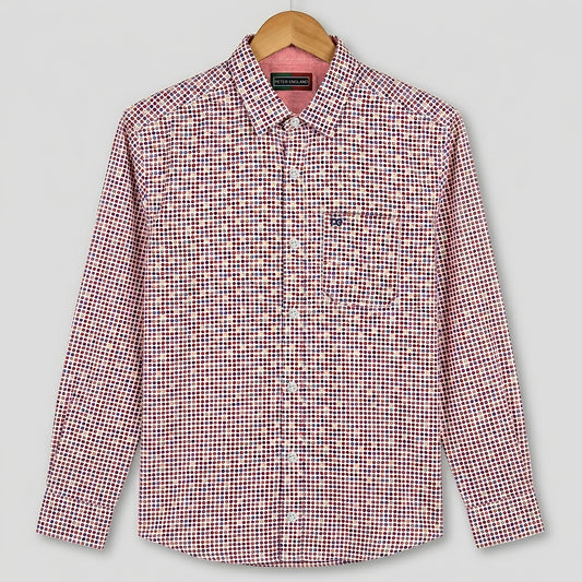 Classic Trendy Micro Dot Casual Shirt  | CD-FWS48