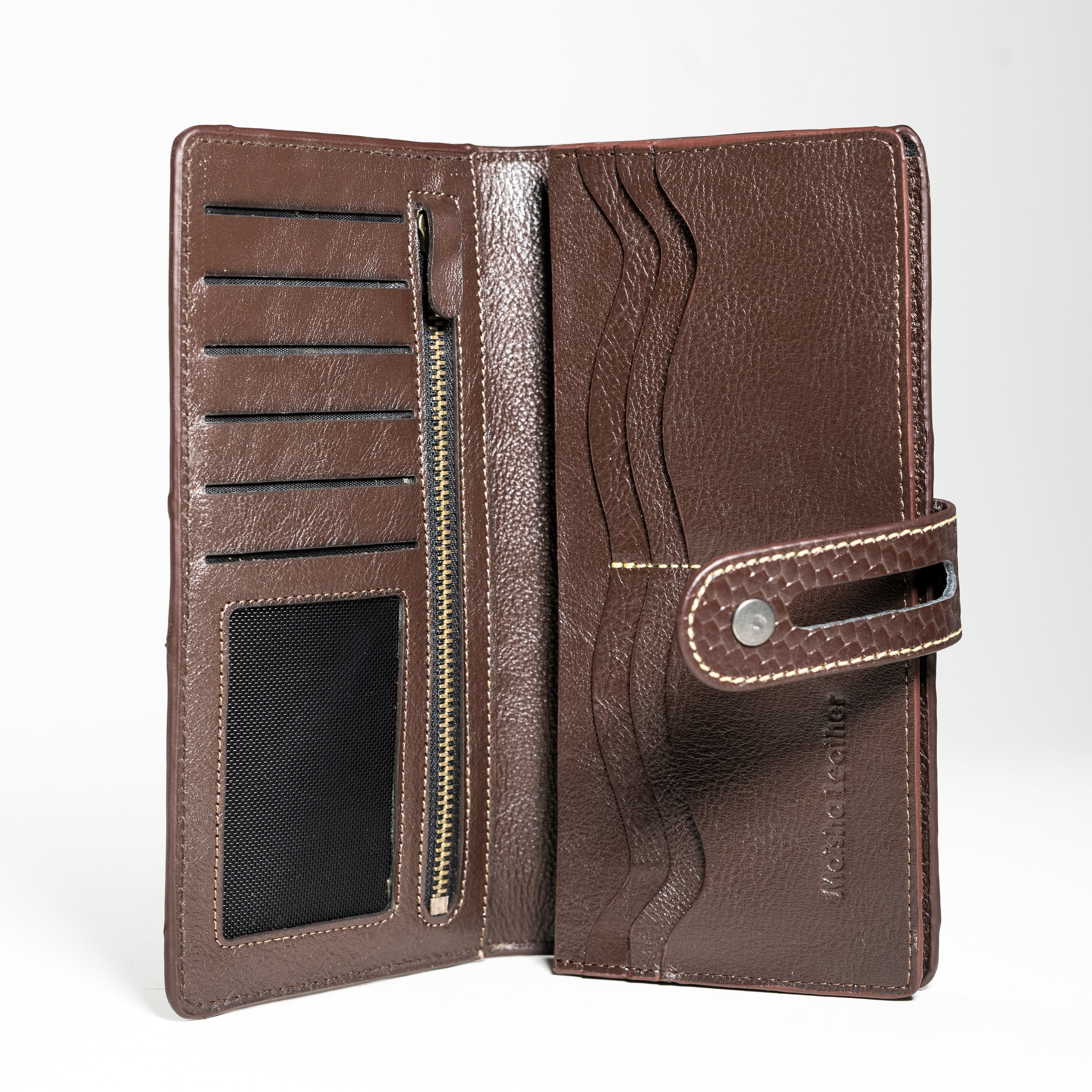 Smart Organizer Long Wallet with Secure Strap Closure | CD-MW23