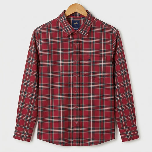Classic Check Pattern Casual Shirt | CD-FWS44