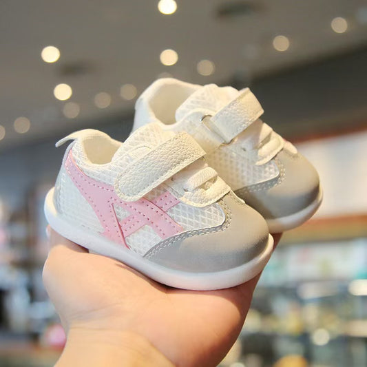 0-1-2 years old slip-resistant baby breathable single shoes. CD-BS4 (China To Bangladesh Home Delivery)