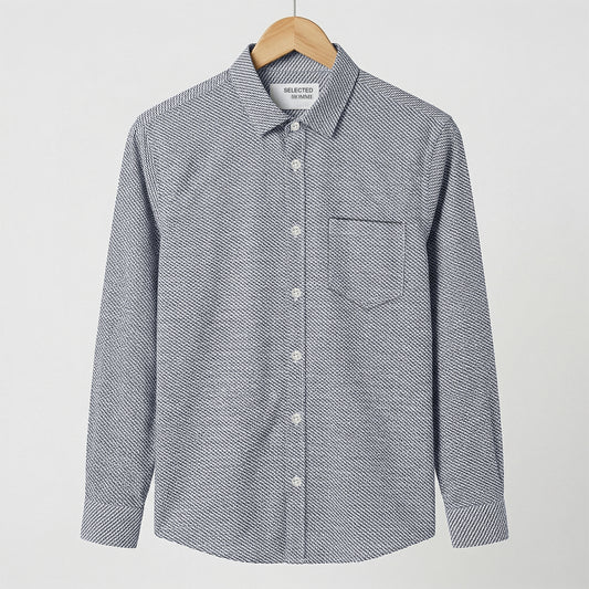 Classic Minimal Pattern Smart Casual Shirt | CD-FWS53