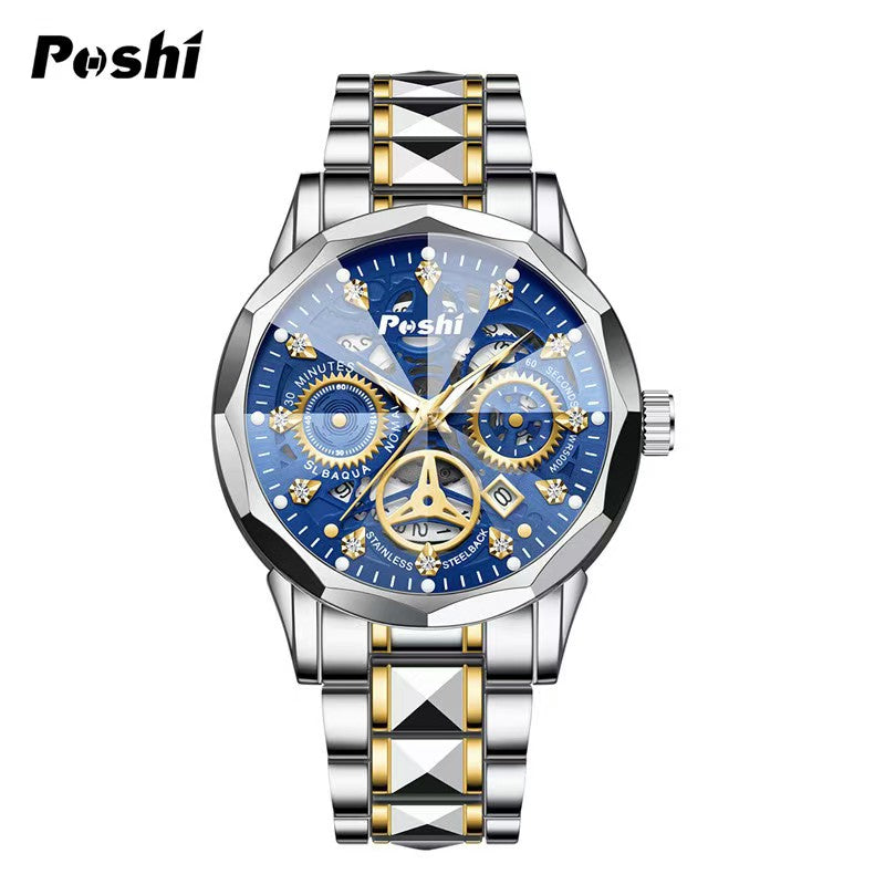 Automatic Non-Mechanical Waterproof Quartz Calendar Men's Watch CD-MF13 (China To Bangladesh Home Delivery)