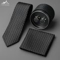 Premium Tie, Cufflink & Pocket Square Gift Set – Elegant 15 Design Collection| CD-T2
