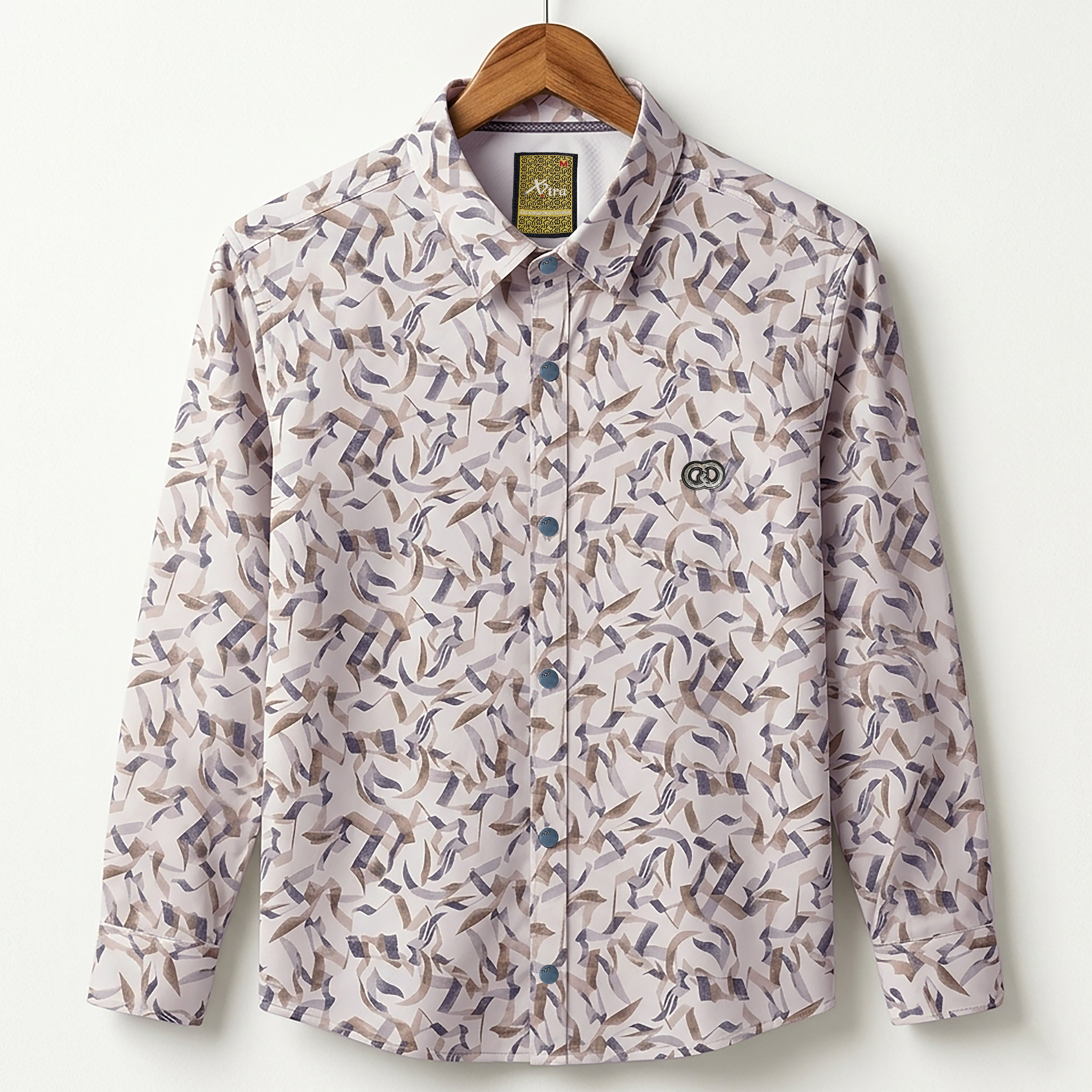 Classic Abstract Print Casual Shirt | CD-FWS84