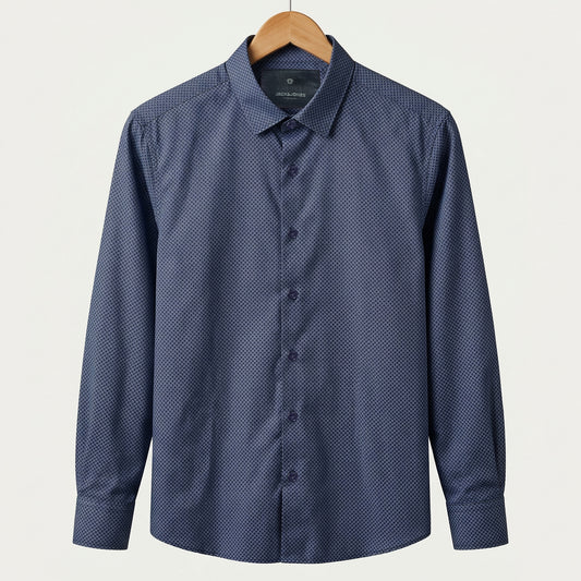 Classic Micro Design Smart Semi-Formal Shirt | CD-FWS37
