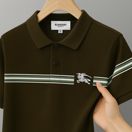 Elite Men’s 5 Colour Polo Shirt – Classic Striped Detailing| CD-MPP1C