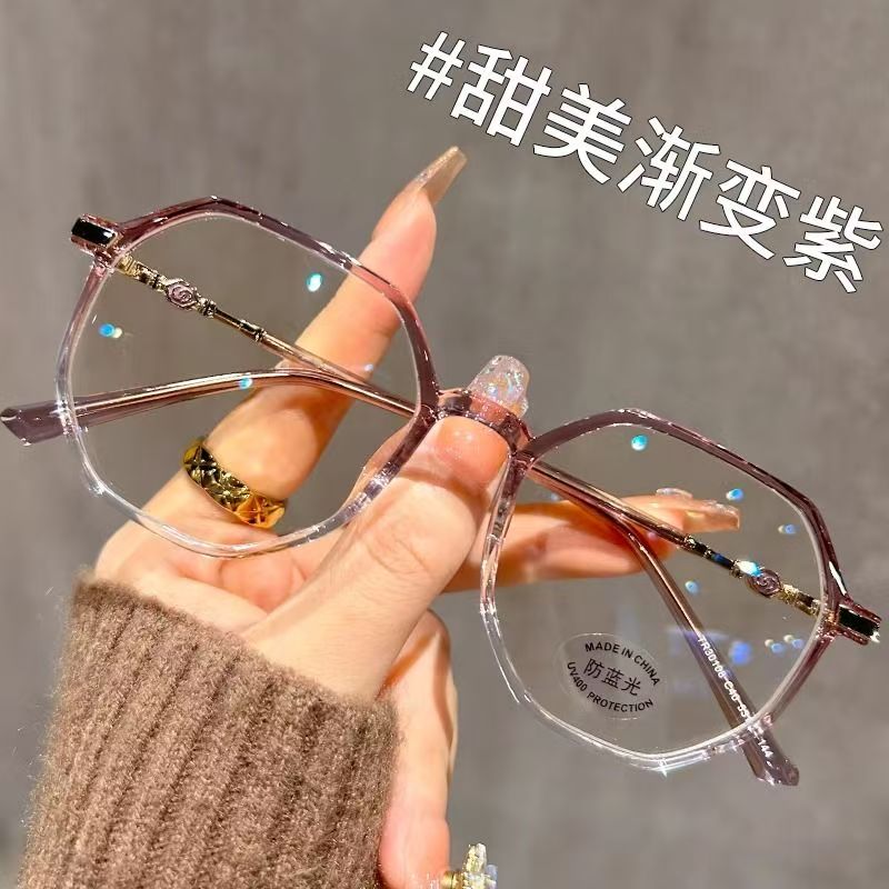 Eyeglasses for nearsighted women with prescriptions, students, literature, natural makeup, daily life, anti-blue light CD-B18 (China To Bangladesh Home Delivery)