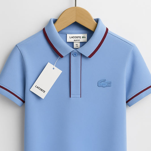 Premium Slim Fit Polo Collection – Sky Blue | Olive Green | Burgundy| CD-MPP17