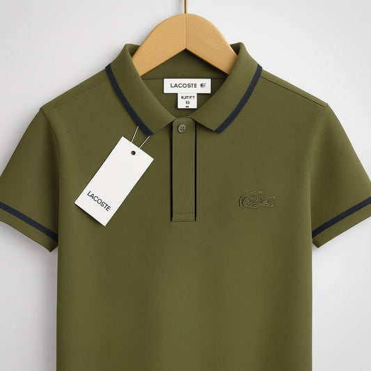 Premium Slim Fit Polo Collection – Sky Blue | Olive Green | Burgundy| CD-MPP17