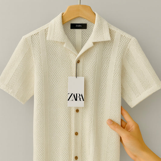 Whisper Loom – Artisanal Texture Shirt| CD-HSC30