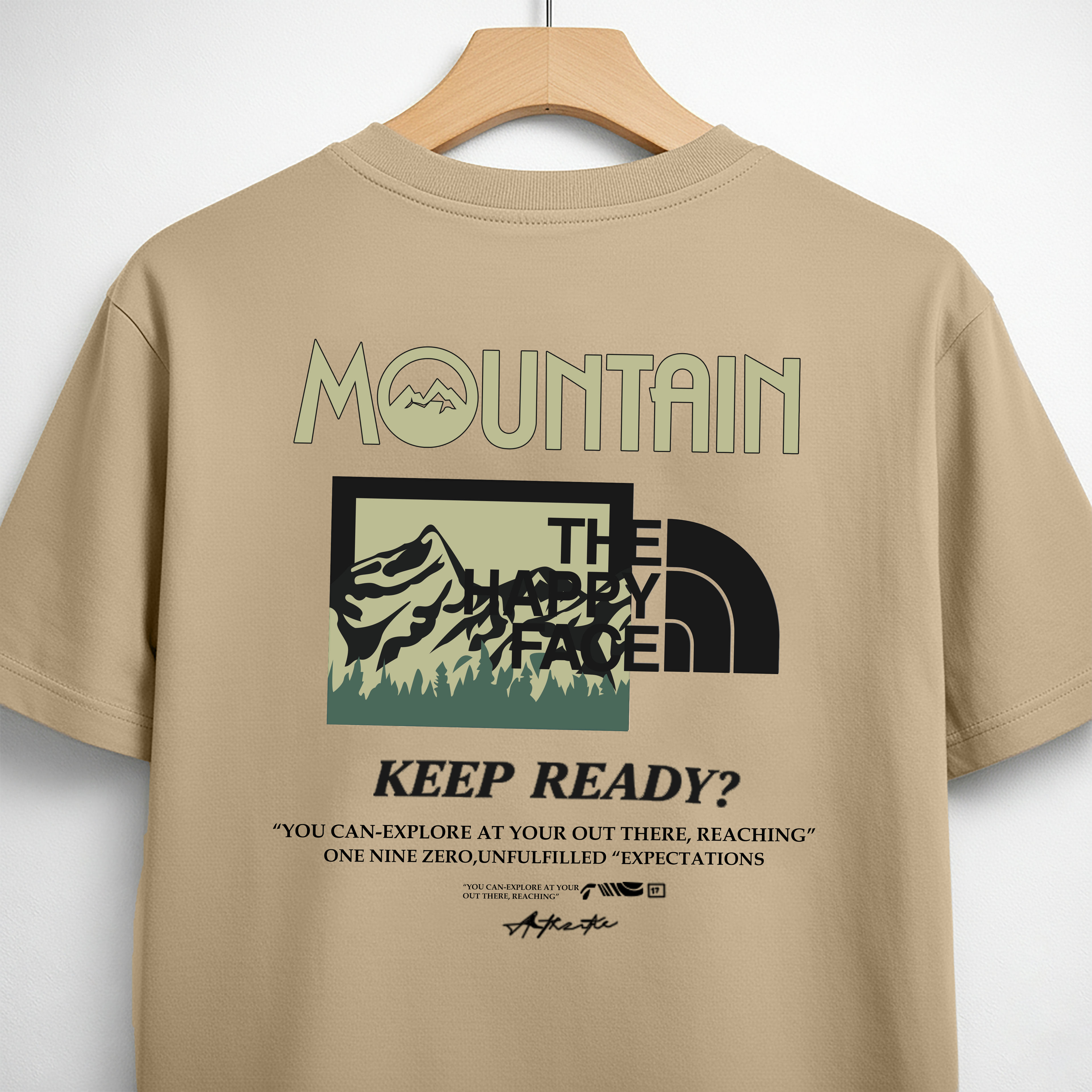 Mountain Graphic Premium Cotton T-Shirt – Casual Everyday Comfort Fit | CD-MCP116
