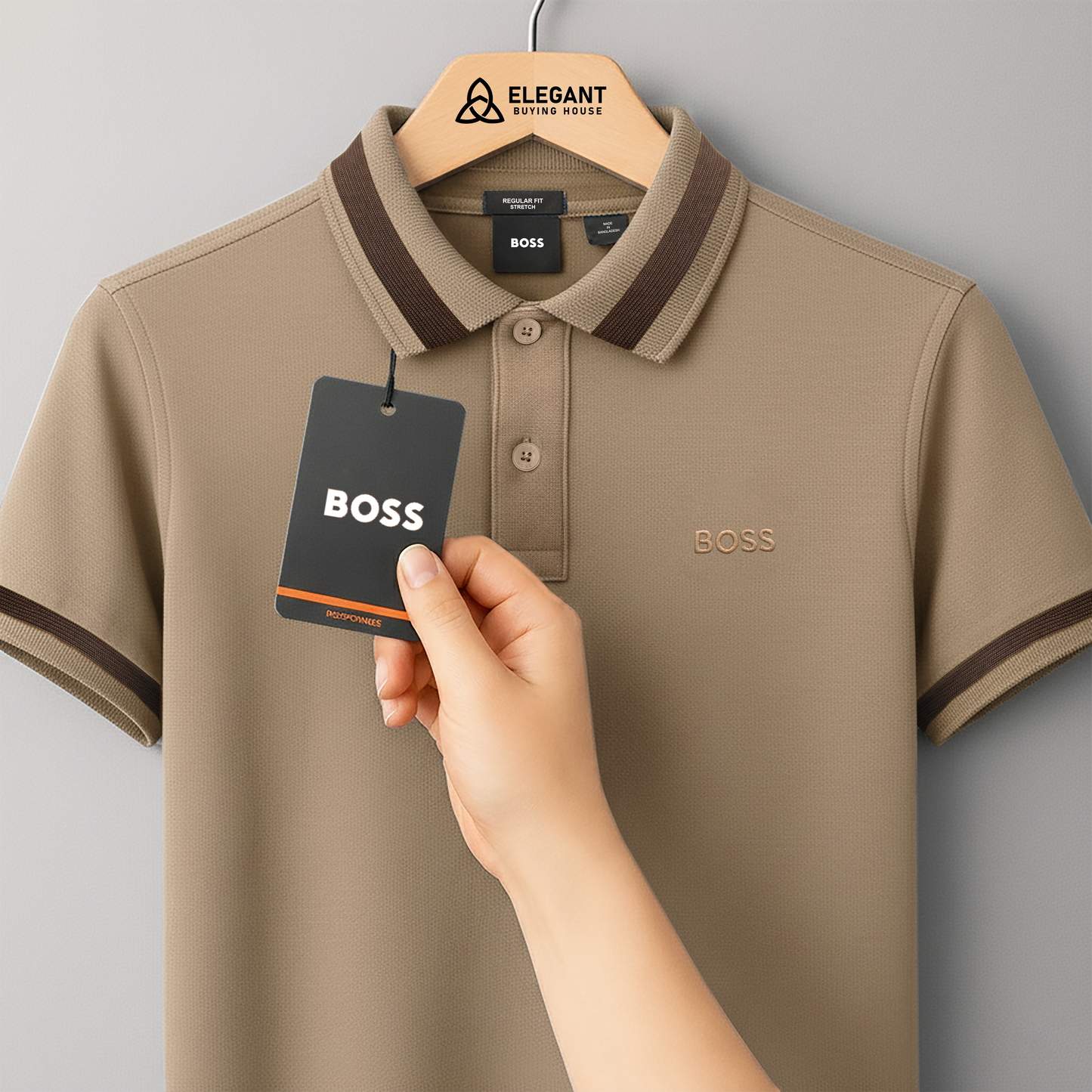 Classic Collar Step Polo T-Shirt – Smart Casual Everyday Comfort | CD-MCP110