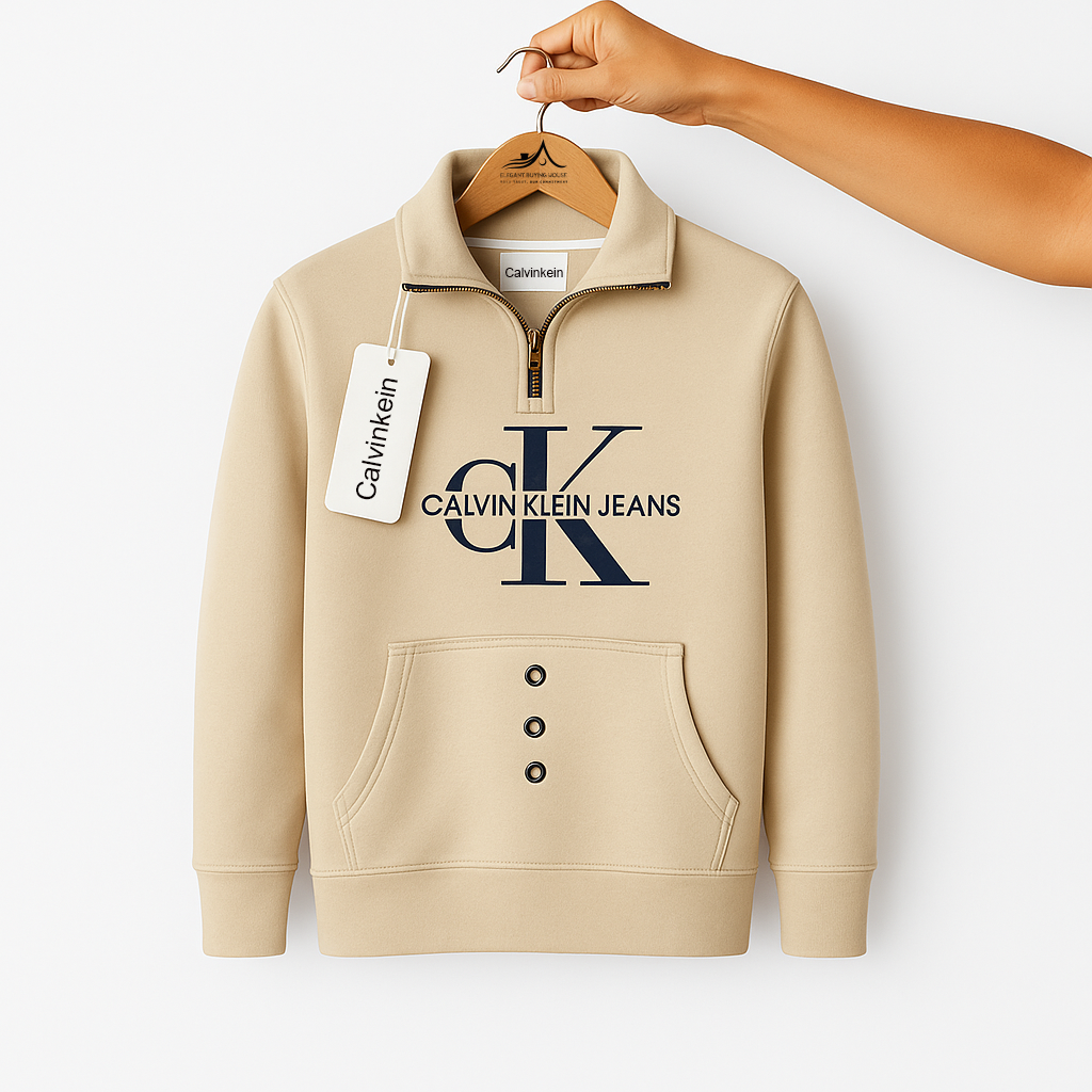 Premium Half-Zip Winter Sweatshirt – Ultra Soft | Warm | Stylish Fit (6 Colors)| Code-SWP49