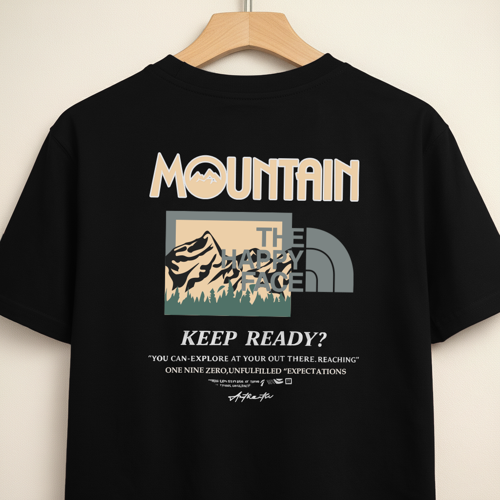 Mountain Graphic Premium Cotton T-Shirt – Casual Everyday Comfort Fit | CD-MCP116