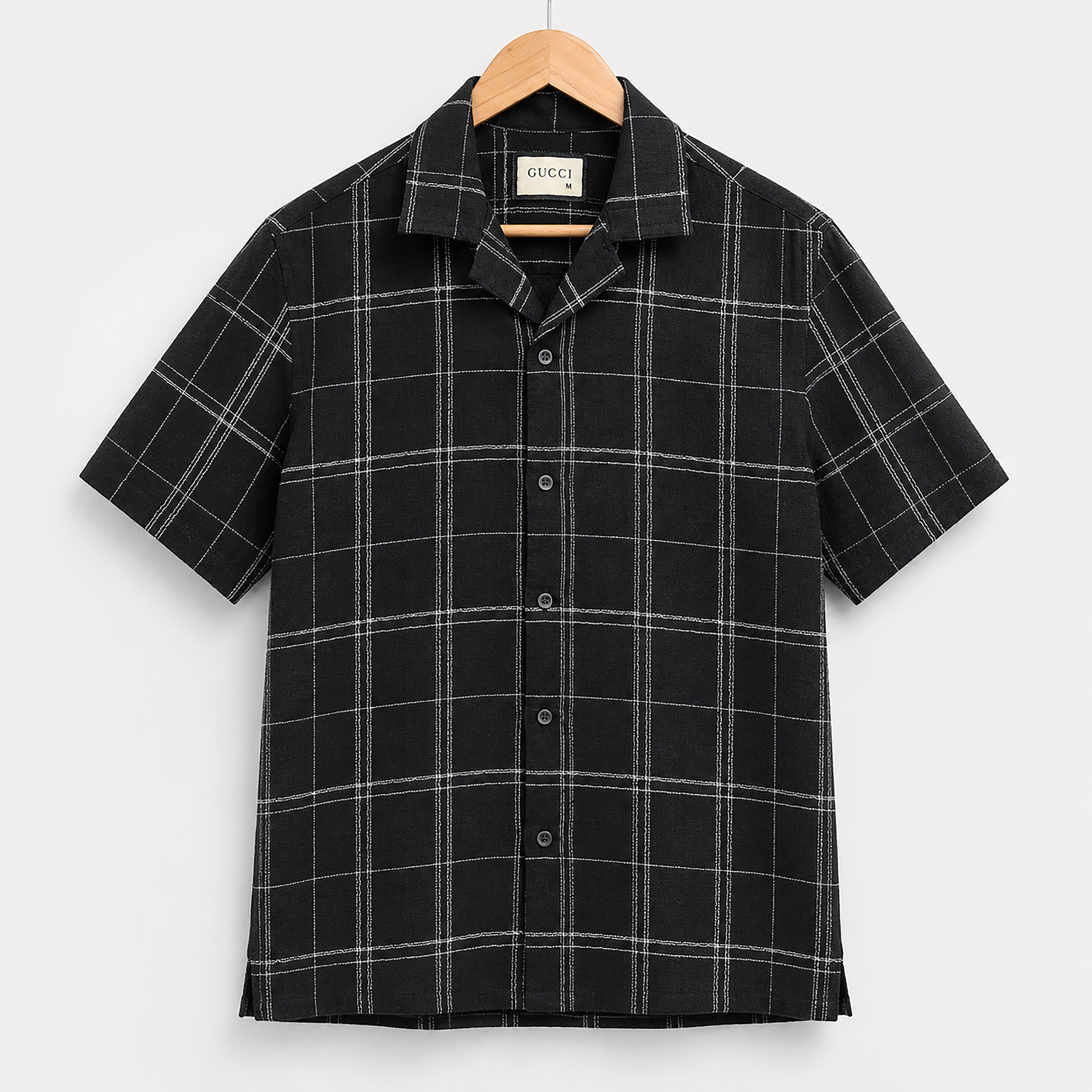 Classic Check Casual Half Shirt | CD-PSD4