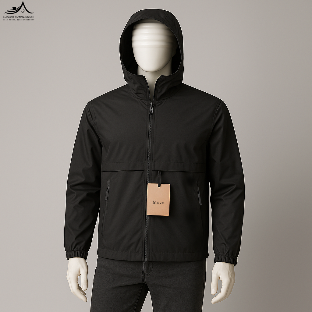 Men’s Premium Hooded Windbreaker Jacket – Lightweight, Stylish & All-Season Wear | Code-SWP51